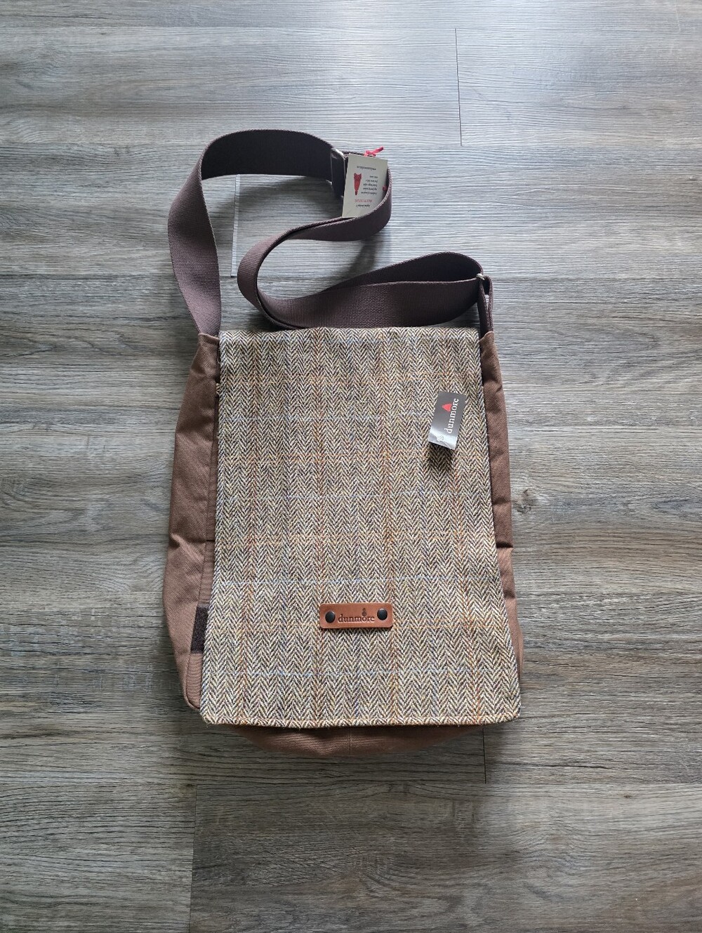 Harris Tweed Men's Crossbody Messenger Made In Scoland Bag